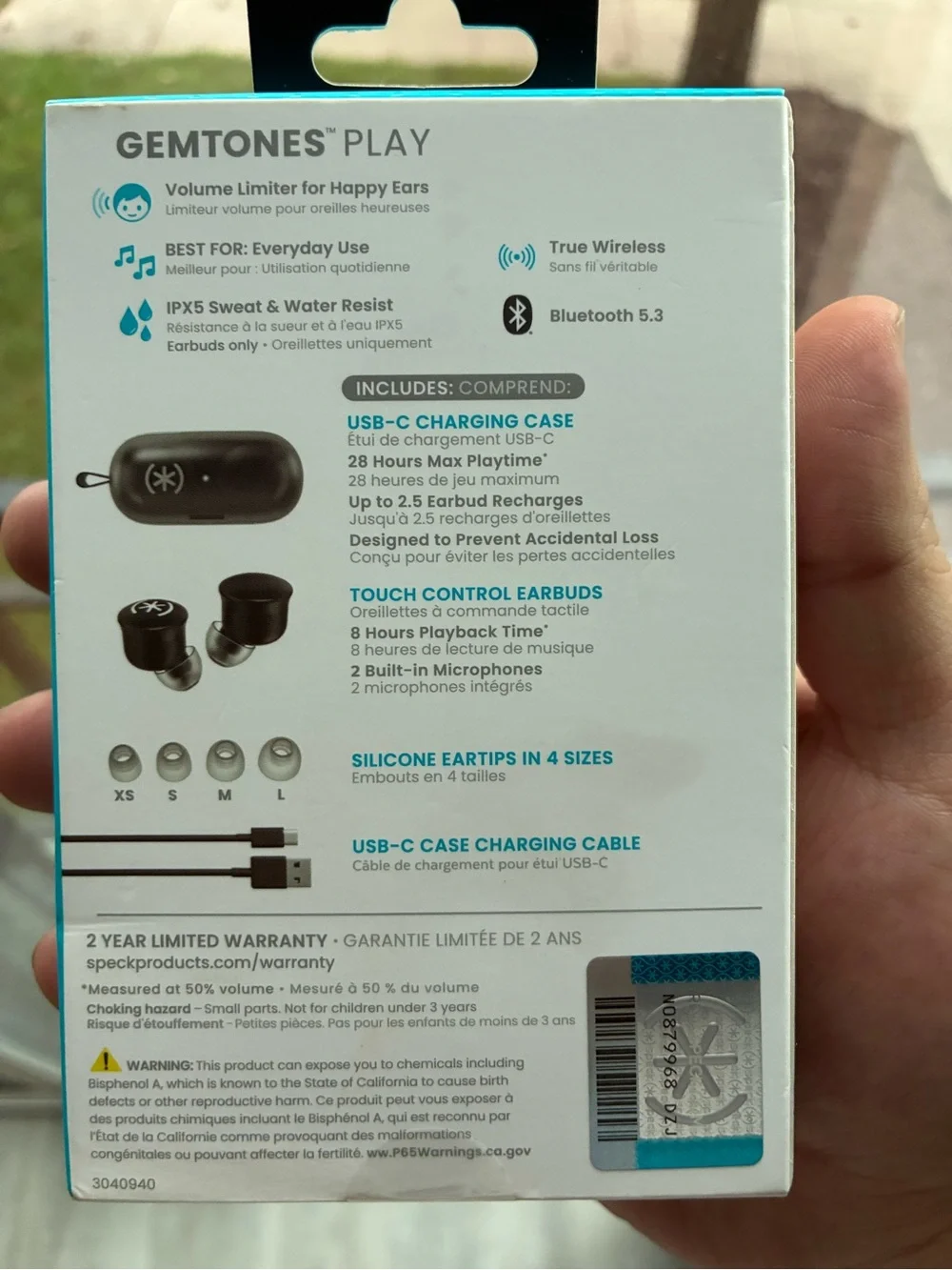 Play True Wireless Earbuds - Black